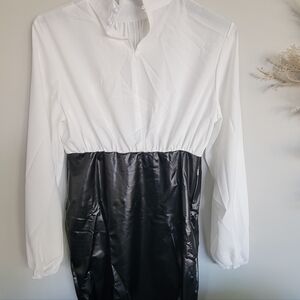 chicme dresses black and white